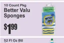 Almonte's Food Dynasty Marketplace Better Valu Sponges offer