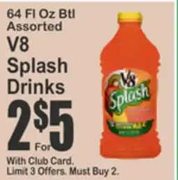Almonte's Food Dynasty Marketplace V8 Splash Drinks offer