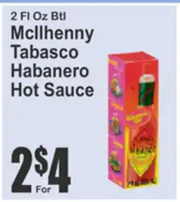 Almonte's Food Dynasty Marketplace McIlhenny Tabasco Habanero Hot Sauce offer