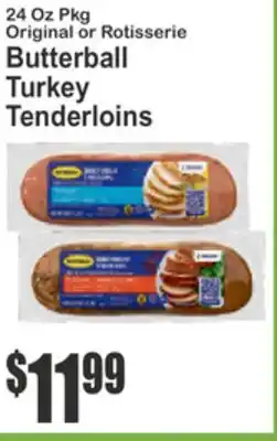 Almonte's Food Dynasty Marketplace Original or Rotisserie Butterball Turkey Tenderloins offer
