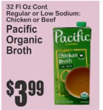 Almonte's Food Dynasty Marketplace Pacific Organic Broth offer