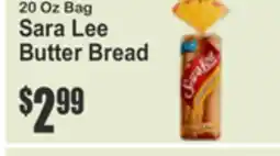Almonte's Food Dynasty Marketplace 20 Oz Bag Sara Lee Butter Bread offer