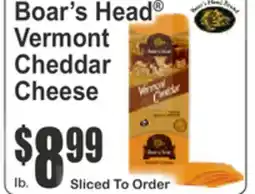 Almonte's Food Dynasty Marketplace Boar's Head Vermont Cheddar Cheese offer