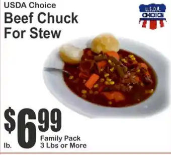 Almonte's Food Dynasty Marketplace USDA Choice Beef Chuck For Stew offer