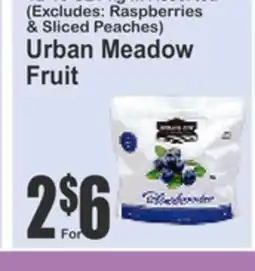Food Universe Blueberries 3.87/KG Urban Meadow Fruit offer