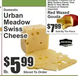 Food Universe Domestic Urban Meadow Swiss Cheese offer