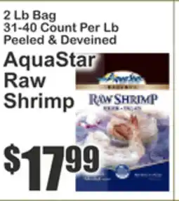 Food Universe AquaStar Raw Shrimp offer