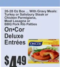 Food Universe On•Cor Deluxe Entrées offer