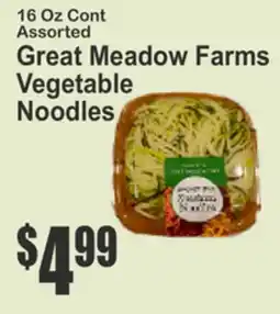 Food Universe Great Meadow Farms Vegetable Noodles offer