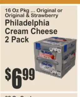 Food Universe 16 Oz Pkg ... Original or Original & Strawberry Philadelphia Cream Cheese offer