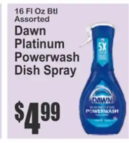 Food Universe Dawn Platinum Powerwash Dish Spray offer