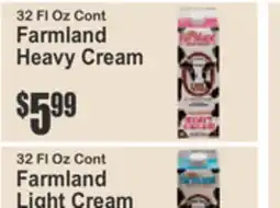 Food Universe 32 Fl Oz Cont Farmland Heavy Cream offer