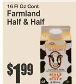Food Universe 16 FL Oz Cont Farmland Half & Half offer