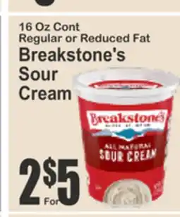 Food Universe Breakstone's Sour Cream offer