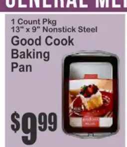 Food Universe 1 Count Pkg 13 x 9 Nonstick Steel Good Cook Baking Pan offer