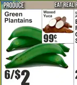 Food Universe Green Plantains offer