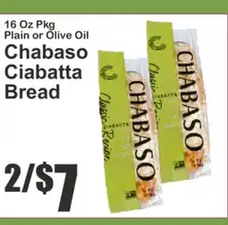 Food Universe Chabaso Ciabatta Bread offer