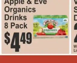 Food Universe Apple & Eve Organics Drinks offer