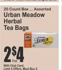 Food Universe Urban Meadow Herbal Tea Bags offer