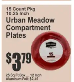 Food Universe Urban Meadow Compartment Plates offer
