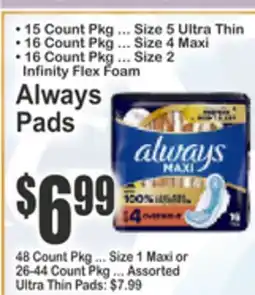Food Universe Always Pads offer