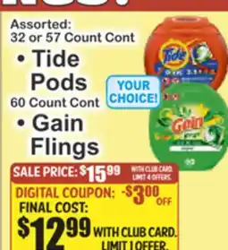 Food Universe • Tide Pods • Gain Flings offer