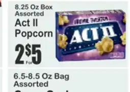 Food Universe 8.25 Oz Box Assorted Act II Popcorn offer