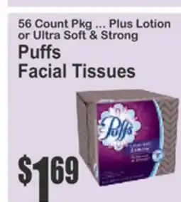 Food Universe Plus Lotion or Ultra Soft & Strong Puffs Facial Tissues offer