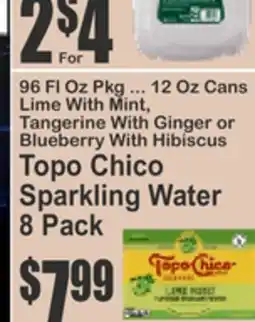 Food Universe Topo Chico Sparkling Water offer