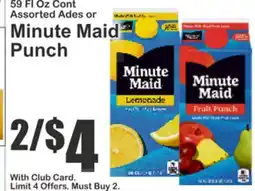 Food Universe Minute Maid Punch offer