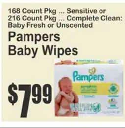 Food Universe Pampers Baby Wipes offer