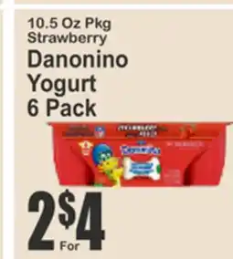 Food Universe Strawberry Danonino Yogurt offer