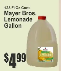 Food Universe Mayer Bros. Lemonade Gallon offer