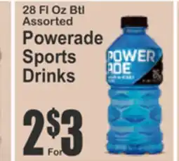 Food Universe Powerade Sports Drinks offer