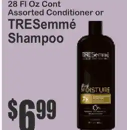 Food Universe 28 Fl Oz Cont Assorted Conditioner or TRESemmé Shampoo offer
