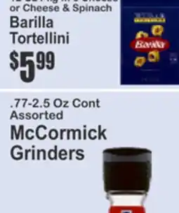 Food Universe Barilla Tortellini offer