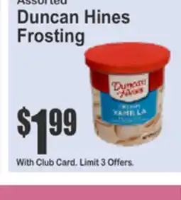 Food Universe Assorted Duncan Hines Frosting offer