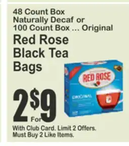 Food Universe Red Rose Black Tea Bags offer