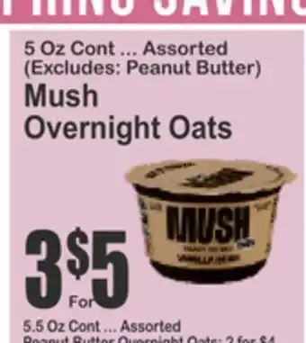 Food Universe Mush Overnight Oats offer