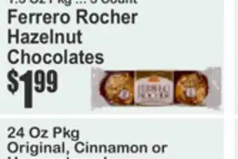 Food Universe Ferrero Rocher Hazelnut Chocolates offer