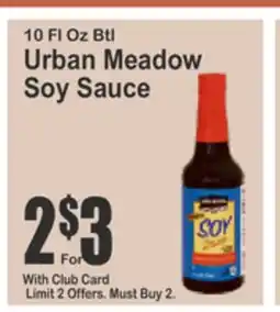 Food Universe 10 Fl Oz Btl Urban Meadow Soy Sauce offer