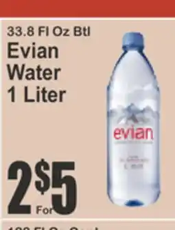 Food Universe Evian Water offer