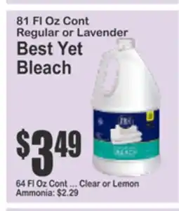 Food Universe 81 FL Oz Cont Regular or Lavender Best Yet Bleach offer