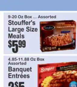 Food Universe Stouffer's Large Size Meals offer