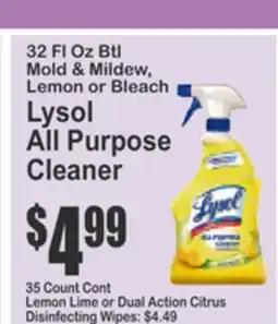 Food Universe Lysol All Purpose Cleaner offer