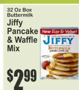 Food Universe Jiffy Pancake & Waffle Mix offer