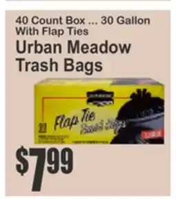 Food Universe Urban Meadow Trash Bags offer