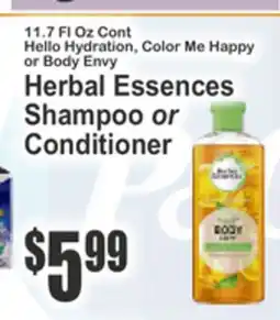 Food Universe Herbal Essences Shampoo or Conditioner offer