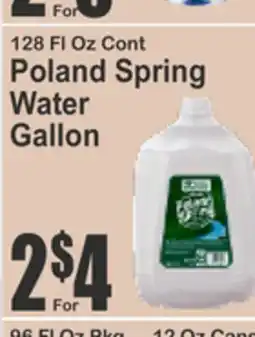 Food Universe Poland Spring Water Gallon offer