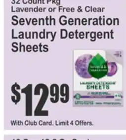 Food Universe Seventh Generation Laundry Detergent Sheets offer